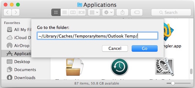 clear cache outlook for mac 2016